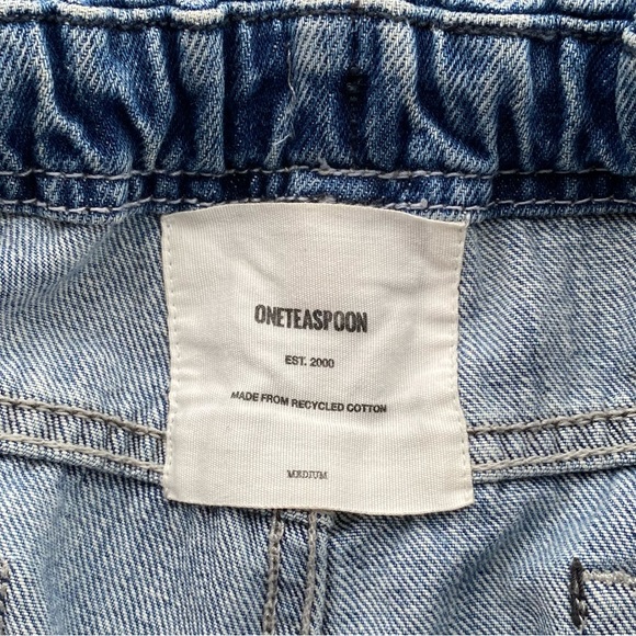 One teaspoon kingpins baggie fit drop crotch jeans shabby hendrix elastic draw - Picture 3 of 7